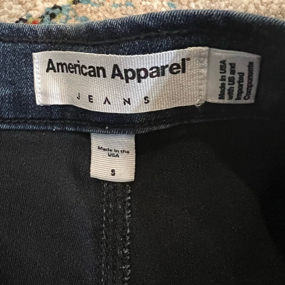 American Apparel Easy Jean Dark Denim in Size Small - Picture 3 of 8